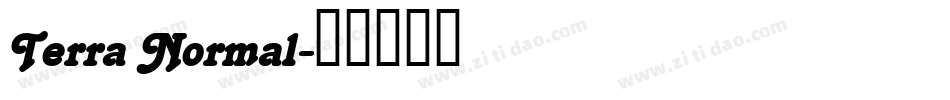 Terra Normal字体转换